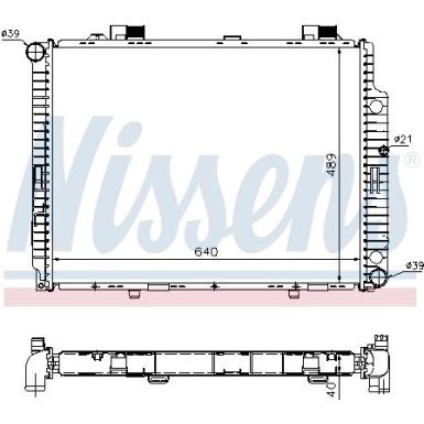 Wasserkühler PKW | MERCEDES W210 CDI | 62598A