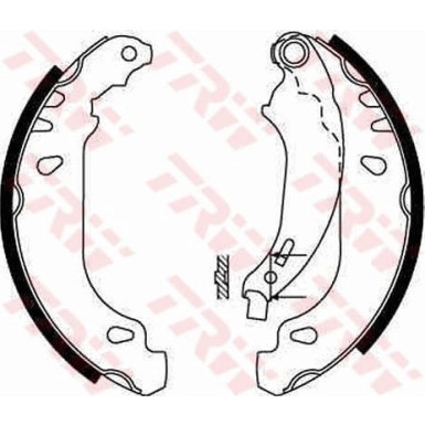 72 461 024 Bremsbacken | RENAULT Clio, DACIA 98 | GS8669