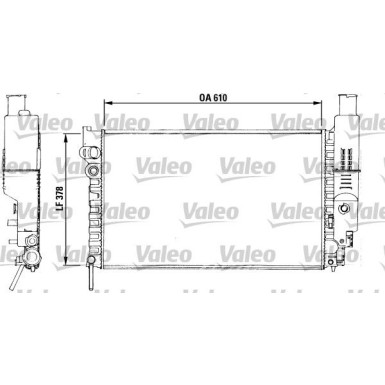 VALEO Motorkühler | 730512