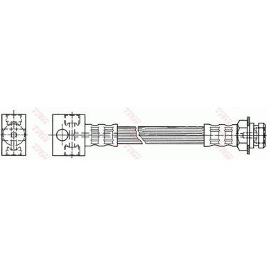 Bremsschlauch | JEEP CHEROKEE 84-86 | PHA389