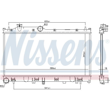 Wasserkühler PKW | Subaru Forester 12 | 67744