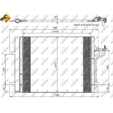 Kondensator, Klimaanlage | 350052