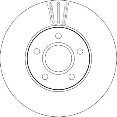 51 481 049 Bremsscheibe VA | FORD Focus,C-Max,VOLVO C30,S40 03 | DF4465