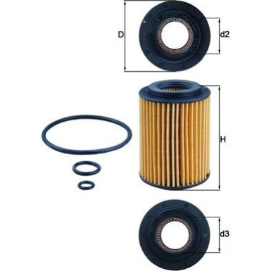 MAHLE Ölfilter | OX 347D