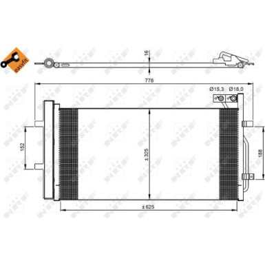 Kondensator, Klimaanlage | 350029