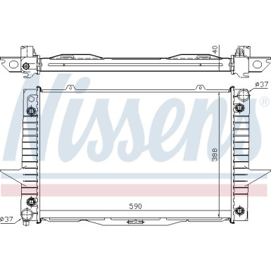 Wasserkühler PKW | VOLVO 850 TURBO 94 | 65539A