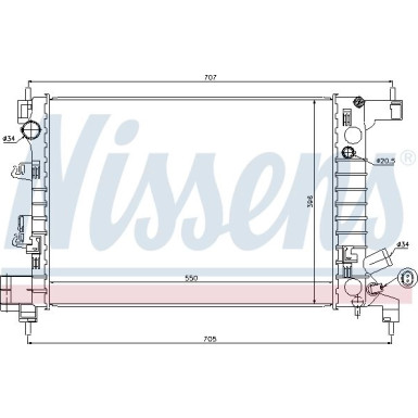 Wasserkühler PKW | CHEVROLET AVEO 11 | 61678