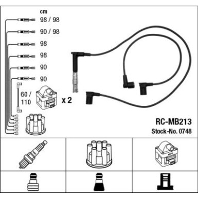 Zündleitungssatz | 0748