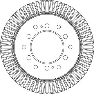 Bremsscheibe Toyota T. Landcr | DF4484