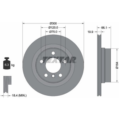 Bremsscheibe Bmw T. 1/2/3/4 10 | 92257203