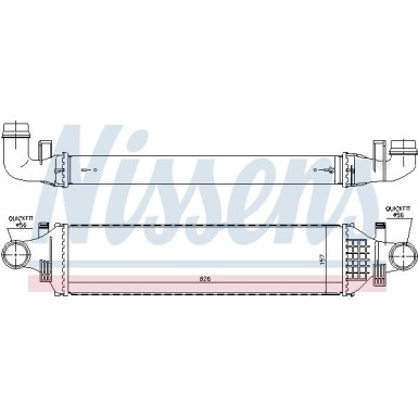 Ladeluftkühler PKW | MERCEDES A-Klasse W176 12 | 96335