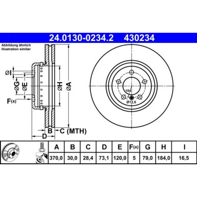 Bremsscheibe | 24.0130-0234.2