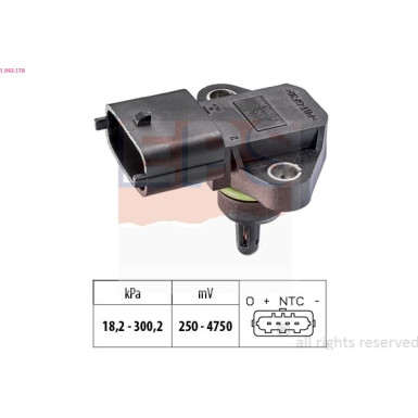 Luftdrucksensor, H÷henanpassung | 1.993.178