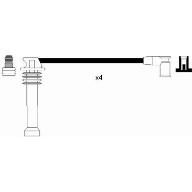Zündleitungssatz | FORD Fiesta V 05 | 6984