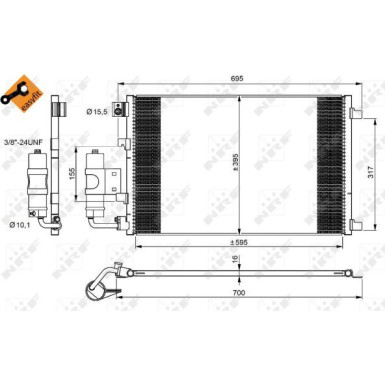 Kondensator, Klimaanlage | 350042