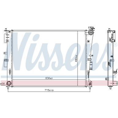 Wasserkühler PKW | Kia Optima 12 | 66780