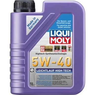 Liqui Moly Leichtlauf High Tech 5W-40 1 l | 3863 | 1L Kanister Kunststoff