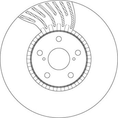 82 481 135 Bremsscheibe VA li | LEXUS GS 05 | DF4855S