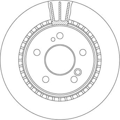 15 482 063 Bremsscheibe HA | MERCEDES SLK (R171) 04 | DF4513