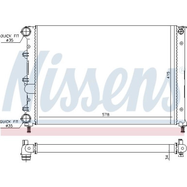 Wasserkühler PKW | ALFA 147 05 | 60071