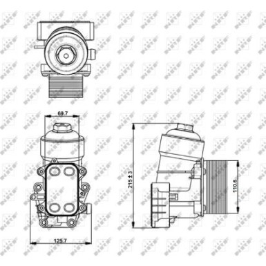 Ölkühler, Motor“L | 31355