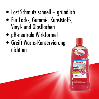 SONAX | AutoShampoo Konzentrat Cherry Kick 2L | 03185410