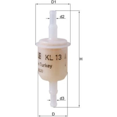 KNECHT Kraftstofffilter | KL 13 OF