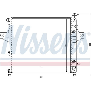 Wasserkühler PKW | JEEP Grand Cherokee | 61010