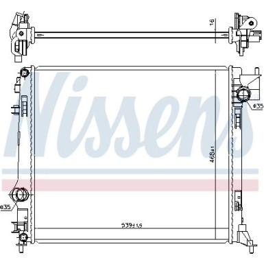 Wasserkühler PKW | Nissan Qashqai 13 | 637663