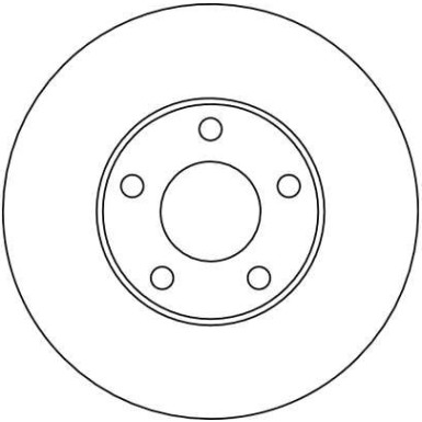 TRW Bremsscheibe | DF4045