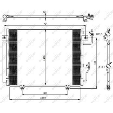 Kondensator, Klimaanlage | 350049