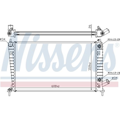 Wasserkühler PKW | SAAB 9-5 97-01 | 68001A