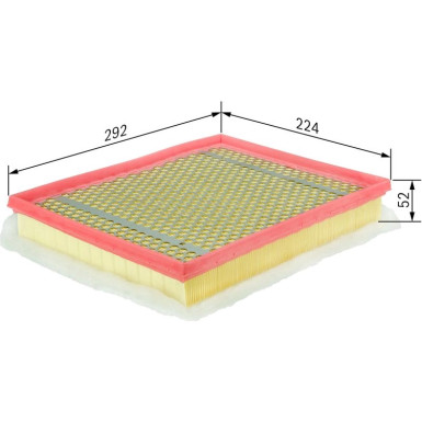 Luftfilter | CHEVROLET,OPEL | F 026 400 012