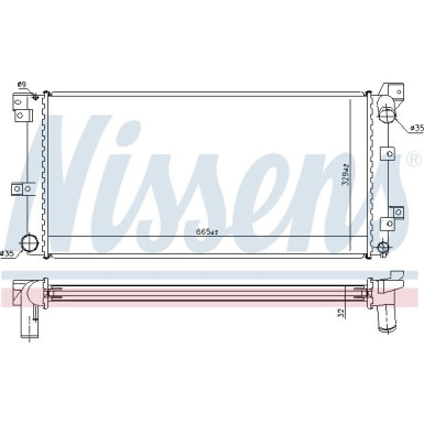 Wasserkühler PKW | CHRYSLER Voyager II | 60985