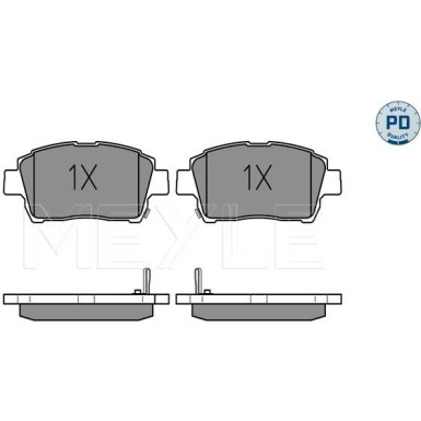 Bremsbelagsatz Toyota P. Celica | 025 235 1017/PD
