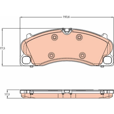 Bremsklötze VA | PORSCHE 911 14 | GDB1952