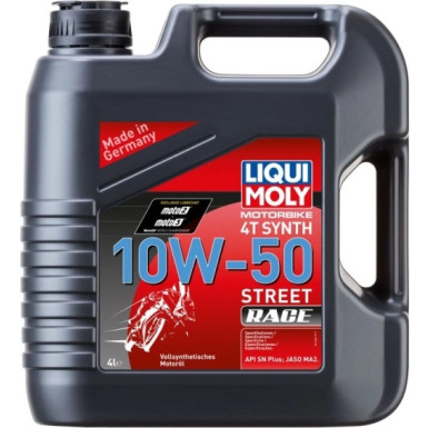 Liqui Moly Motorbike 4T Synth 10W-50 Street Race 4 l | 1686 | 4L Kanister Kunststoff