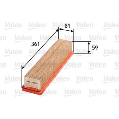 VALEO Luftfilter | 585056