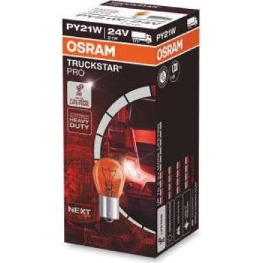 PY21W Osram | 24V 21W BAU15S | METALLSOCKEL | 7510TSP