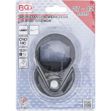 BGS Spurstangen-Werkzeug | Antrieb Innenvierkant 12,5 mm (1/2"""") | 27 - 42 mm | 9851