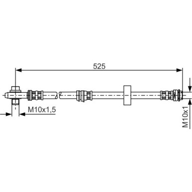 Bremsschlauch | AUDI A2 | 1987476945