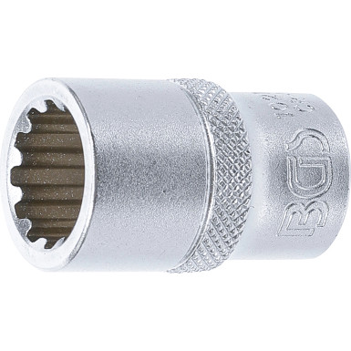 BGS Steckschlüssel-Einsatz Gear Lock | Antrieb Innenvierkant 12,5 mm (1/2"""") | SW 15 mm | 10215