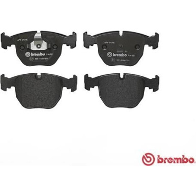 BREMBO Klötze VA laufrichtungsgeb | BMW E38,E39,X5 | P 06 021