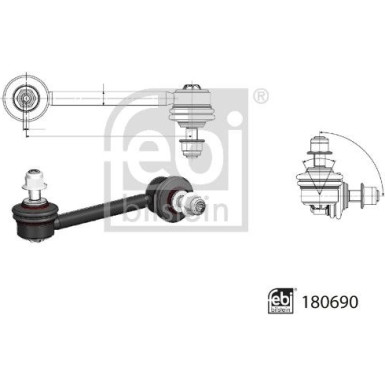 Stange/Strebe, Stabilisator | 180690