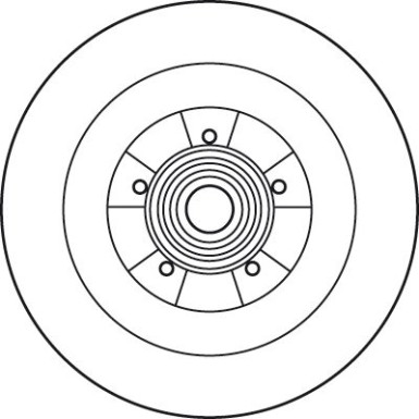 TRW Bremsscheibe | DF6126BS