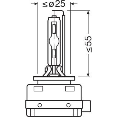 D3S Osram | 42V 35W PK32d-5 CBN | Cool Blue Intense, Faltschachtel | 66340CBN