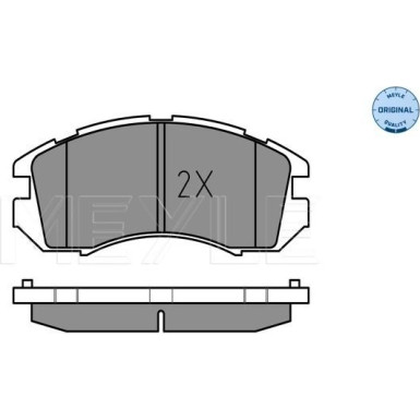 Bremsbelagsatz Subaru P. Impreza/Legacy 89-00 Mit Sensor | 025 214 9517/W