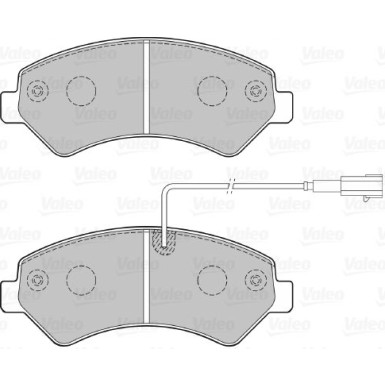 VALEO Bremsbeläge | 301276