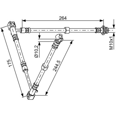 Bremsschlauch | NISSAN | 1987481836