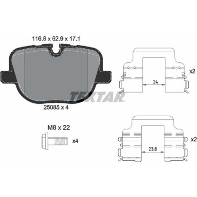 Bremsbelagsatz Land Rover T. Range Rover 09 | 2508501